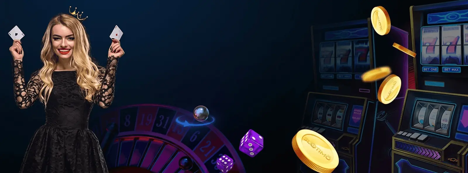 Slotimo — Paquete de Bienvenida Casino 4 en 1
